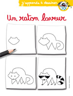 vignette dessin raton laveur Youpi