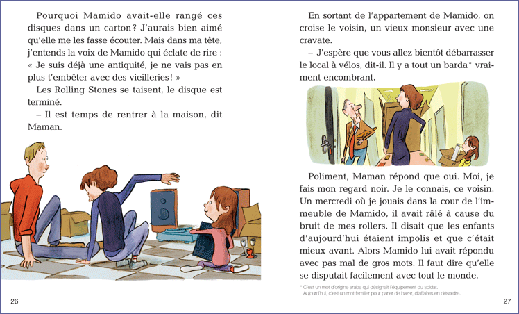 Extrait du roman “Dans le ciel”, publié dans le numéro de janvier de J'aime lire, en kiosque le 24 décembre. Texte : Nathalie Dufaux. Illustrations : Grégory Elbaz.