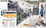 “Lampedusa - À la rencontre des migrants” (Phosphore n°411, septembre 2015)