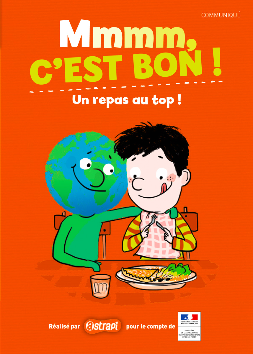 Téléchargez le livret de 8 pages à destination des 7-11 ans sur le thème de l’alimentation.