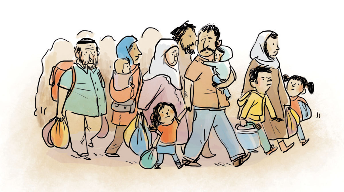 Crise des migrants - Illustrations : Zelda Zonk