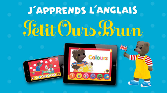 Une nouvelle application “J’apprends l’anglais avec Petit Ours Brun”