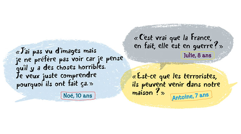 Attentats de Paris : les bons mots pour expliquer aux enfants