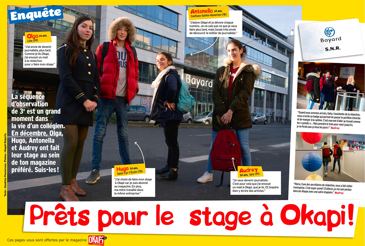 Téléchargez l'article “Prêts pour le stage à Okapi !” - Okapi, 1er mars 2017 - Texte : Sandrine Pouverreau. Photos : Magali Delporte