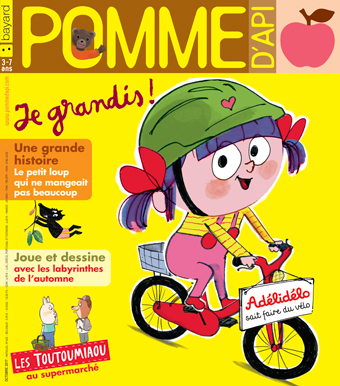 Couverture du magazine Pomme d'Api, octobre 2017