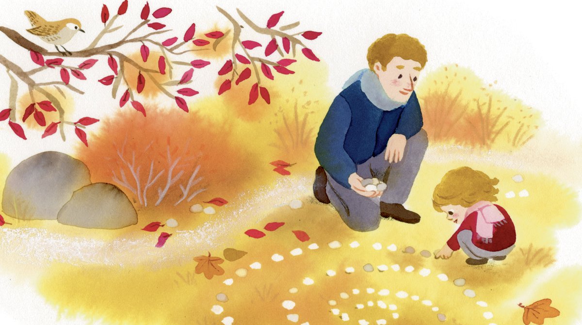 “5 activités d'automne”, supplément pour les parents du magazine Popi de novembre. Texte : Joséphine Lebard, illustrations : Marie Flusin.