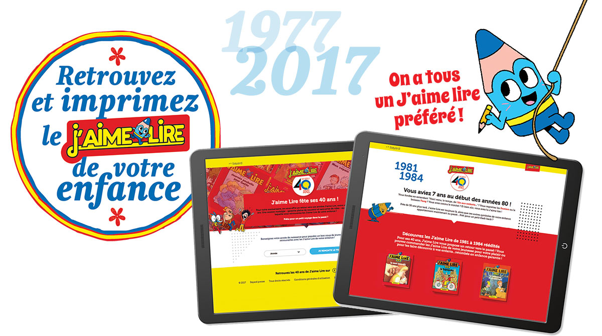 Retrouvez et imprimez le J’aime lire de votre enfance