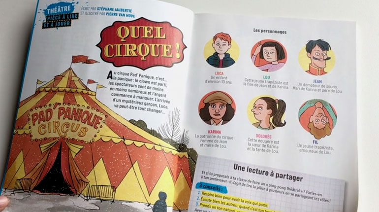 J’aime lire Max se met au théâtre : Quel cirque !