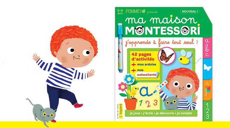 Ma maison Montessori, un nouveau magazine pour apprendre autrement !