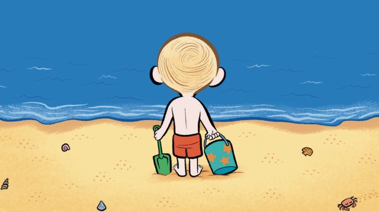 Les premières vacances à la mer de bébé…