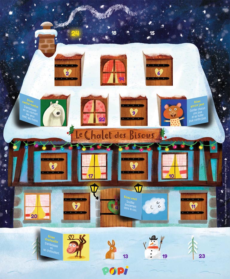 Calendrier de l'Avent, Popi n°472.