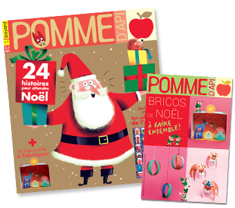 Pomme d'Api et son supplément pour les parents du mois, décembre 2018.