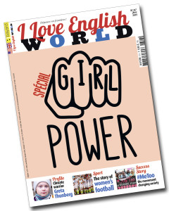 Couverture I Love English World juin 2019 : girl power