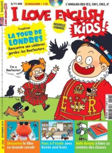 couverture magazine I Love English for Kids pour les 8-11 ans
