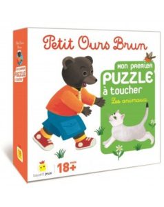 Jeu - Petit Ours Brun - Puzzle à toucher - Les animaux