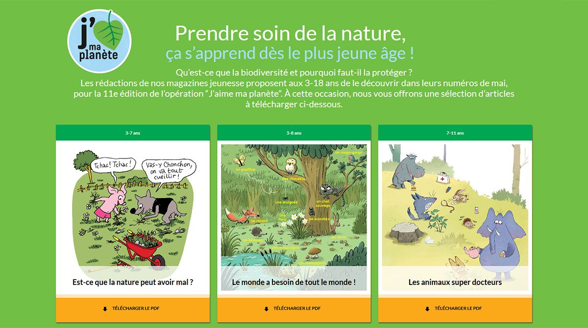 Prendre soin de la nature, ça s'apprend dès le plus jeune âge !