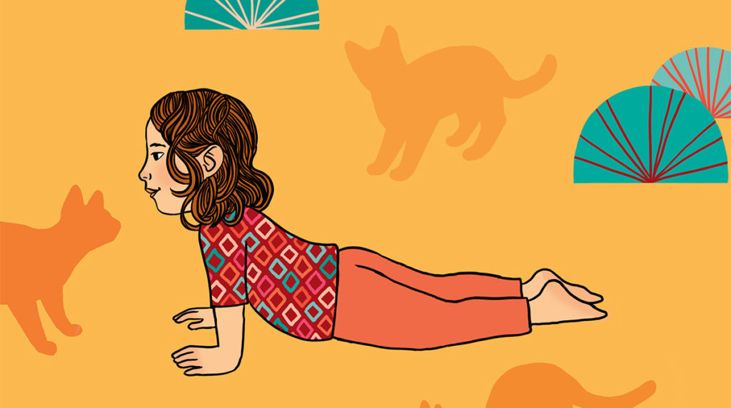 Yoga : la posture du “Réveil du petit chat”.