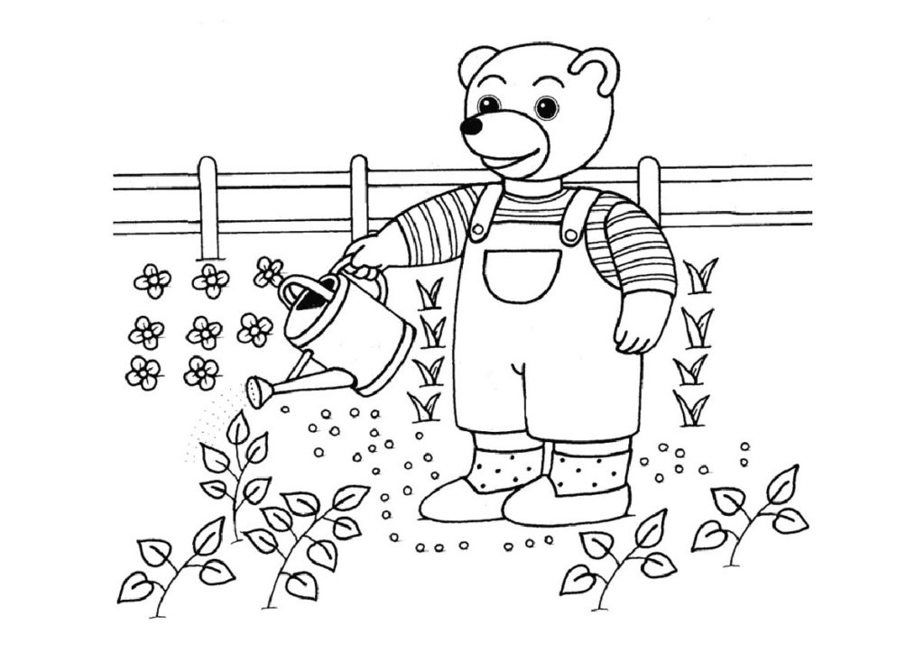 Activités coloriages sur le site de Petit Ours Brun.