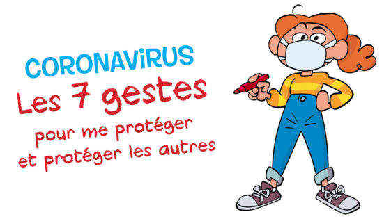 Coronavirus et gestes barrières expliqués aux enfants