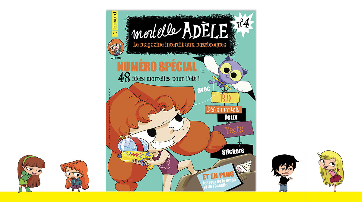 Magazine Mortelle Adèle : le numéro 4 arrive en kiosque !