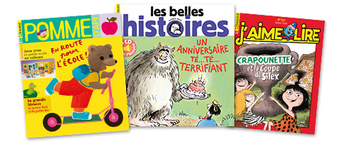 Magazines Bayard Jeunesse : Pomme d'Api - Les Belles Histoires - J'aime lire