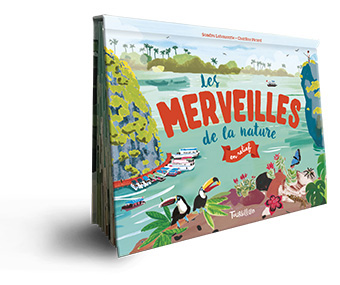 “Les merveilles de la nature en relief”, de Sandra Laboucarie. Illustrations : Charline Picard.