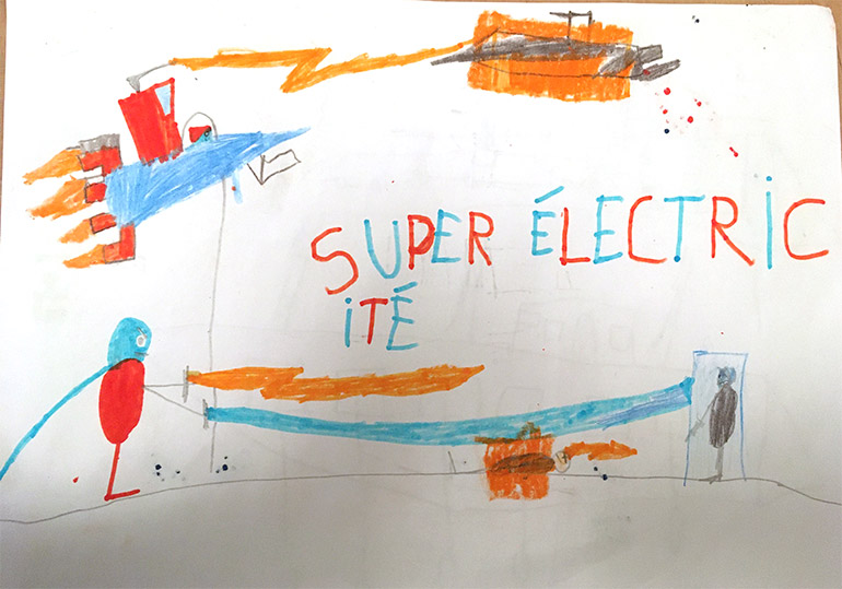 Thomas, 6 ans, Super Électricité