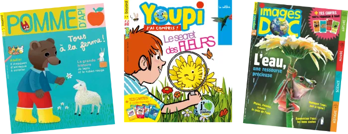 magazines Bayard Jeunesse sans emballage plastique