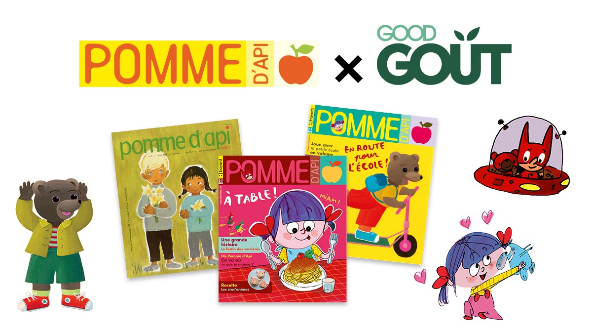 Tentez de gagner 3 mois d’abonnement à Pomme d’Api avec Good Goût !