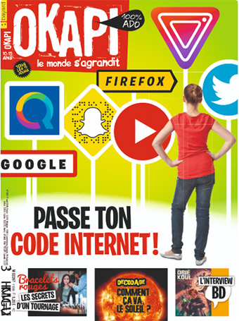 Okapi n°1109. Passe ton code Internet. 1er avril 2020.