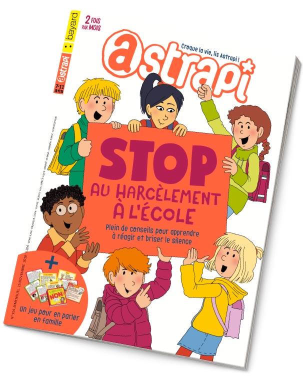 Astrapi n°914 du 15 novembre 2018. “Stop au harcèlement à l'école”