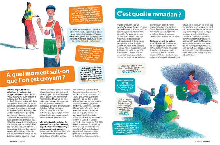 © Matthieu Méron. A quel moment sait-on que l'on est croyant ? C'est quoi le ramadan ? 