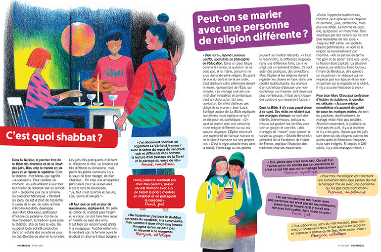 © Matthieu Méron. C'est quoi shabbat ? Peut-on se marier avec une personne de religion différente ?