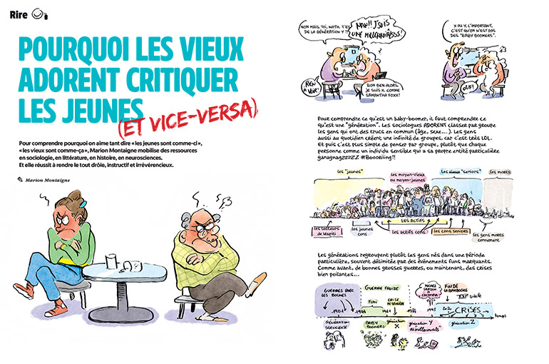 Pourquoi les vieux adorent critiquer les jeunes (et vice-versa) - Marion Montaigne