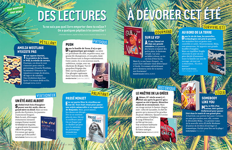 Des lectures à dévorer cet été - Je bouquine n°449, juillet 2021