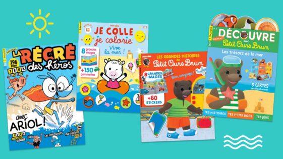 4 nouveaux magazines avec les héros préférés de vos enfants !