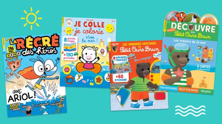 4 nouveaux magazines avec les héros préférés de vos enfants !