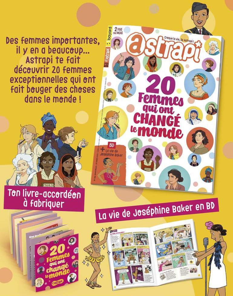 20 femmes qui ont changé le monde - Astrapi n°966 - 15 mars 2021