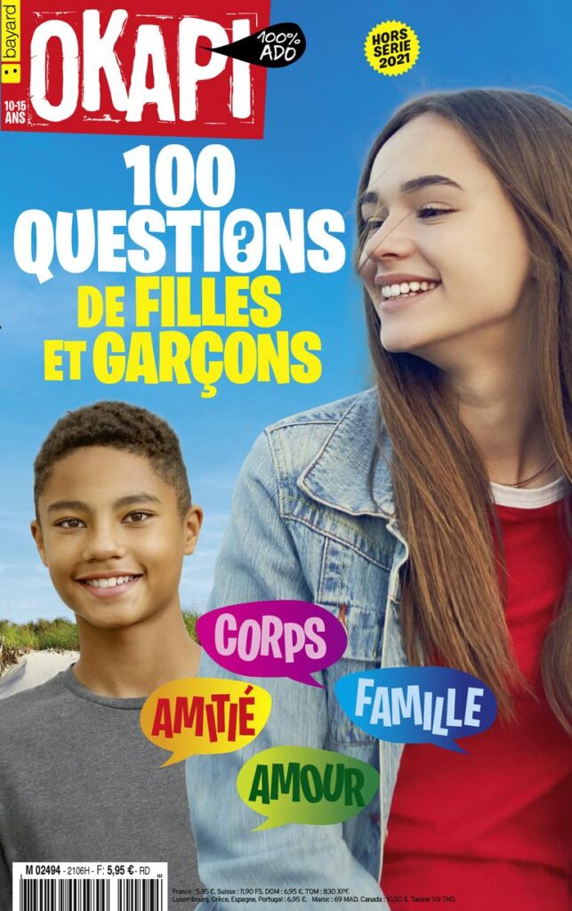 Hors-série Okapi : 100 questions de filles et de garçons - juillet-août 2021