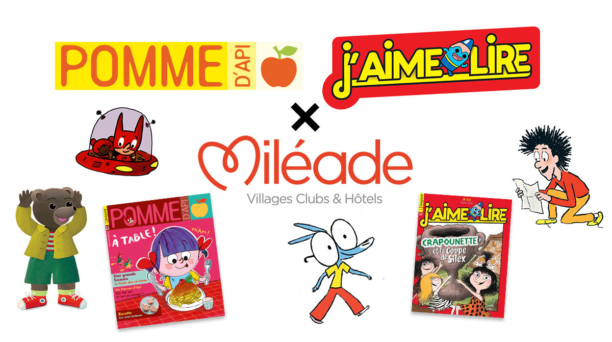 Concours Pomme d'Api J'aime lire x Miléade