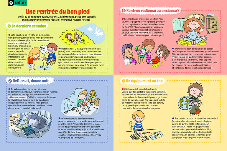 4 conseils malins pour une rentrée réussie.