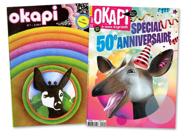 Okapi, le magazine des 10/15 ans fête ses 50 ans !