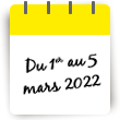 Séjour du 1er au 5 mars 2022