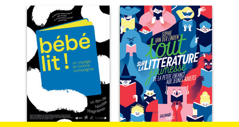 “Bébé lit !”, un documentaire pour présenter le travail de l’association Lirenjeu - Couverture de “Tout sur la littérature jeunesse”, de Sophie Van Der Linden