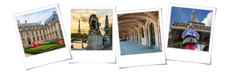 Photos polaroïd du séjour Paris insolite