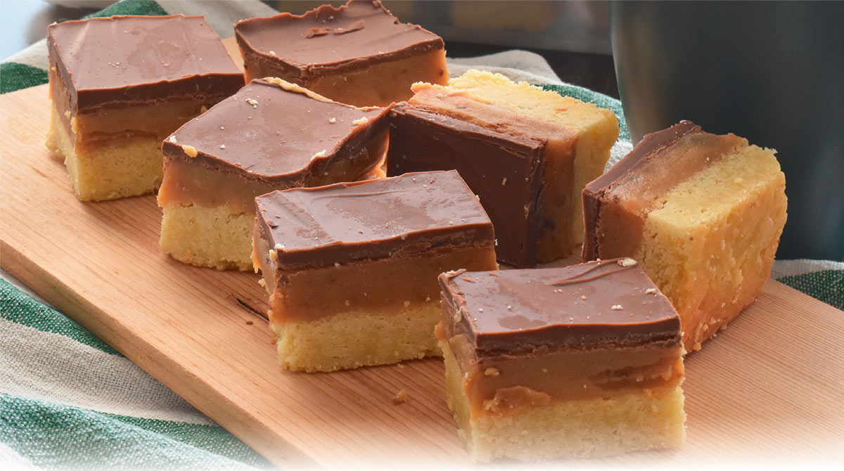 “Millionaire’s shortbread”, I Love English n°302, janvier 2022. Photo : Maliflower73/Shutterstock.