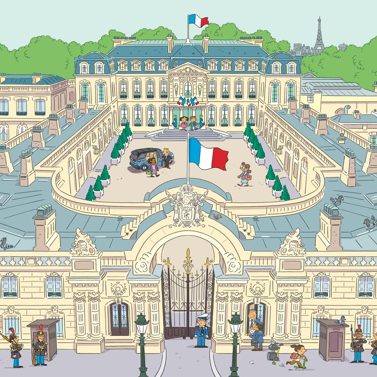 Bienvenue au palais de l’Elysée !