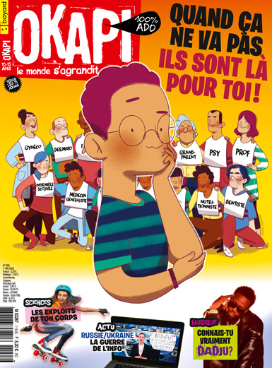 Couverture du magazine Okapi n°1155, 1er mai 2022