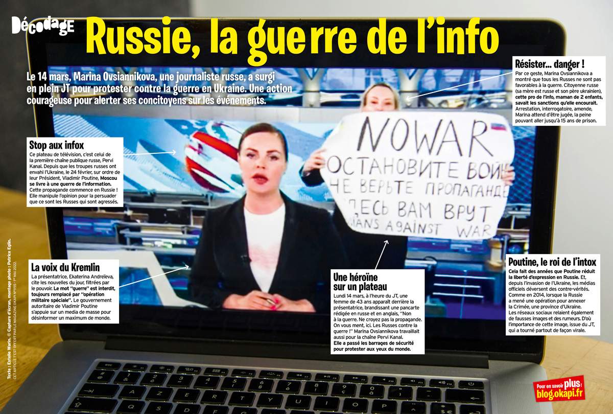 Okapi n°1155 : “Russie, la guerre de l’info”.