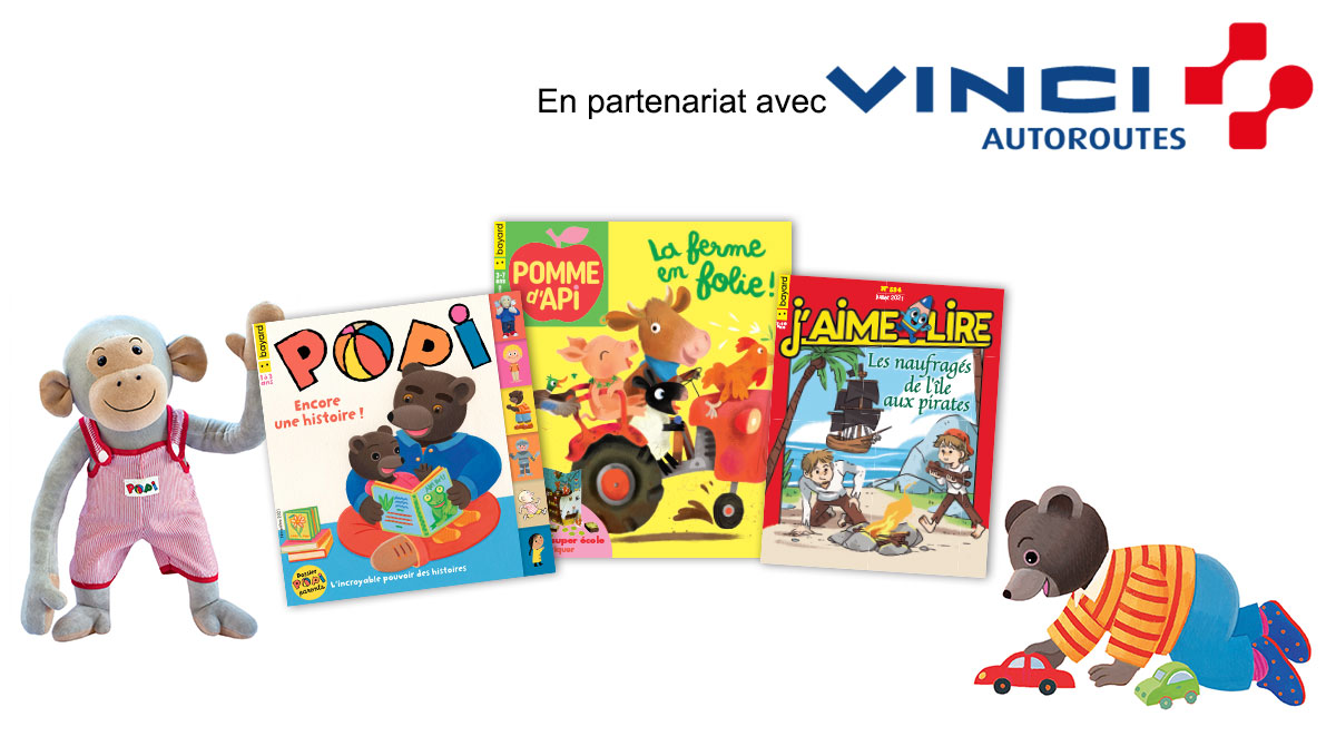 Jeu-concours Bayard Jeunesse en partenariat avec VINCI